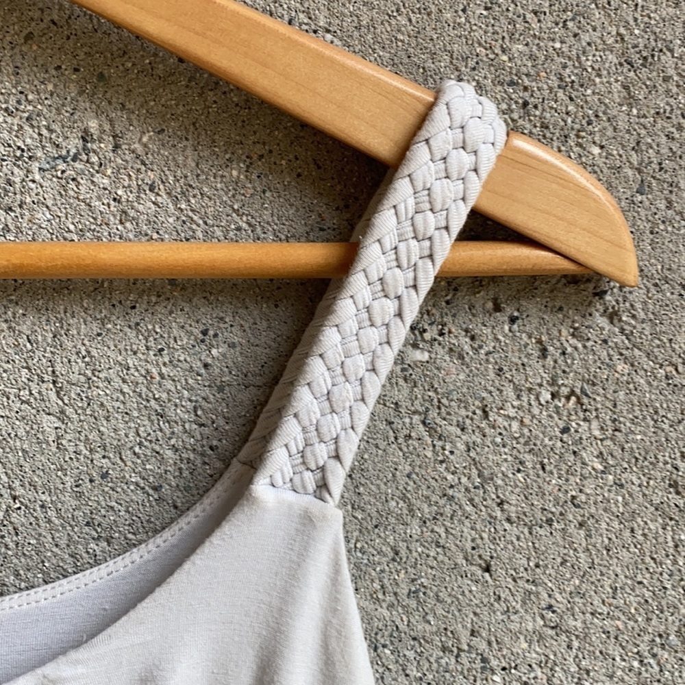 Gray Ombré Gradient Jersey Dress - Picture 3 of 10